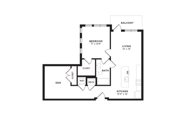 1 Bed