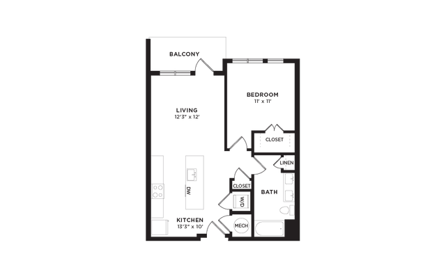 1 Bed