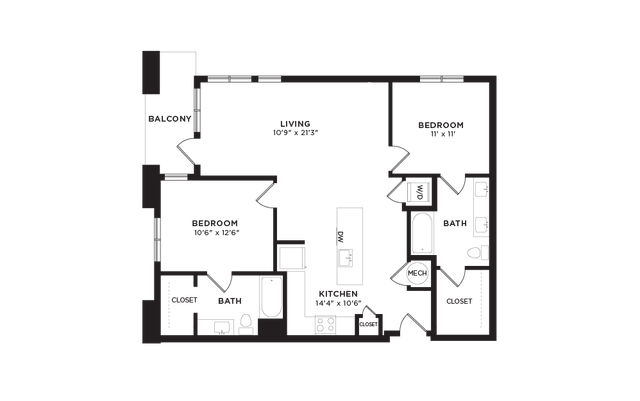 2 Bed