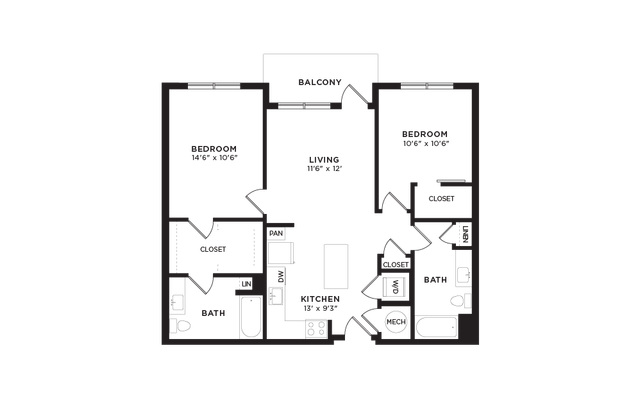 2 Bed