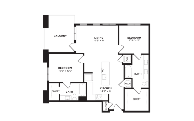 2 Bed