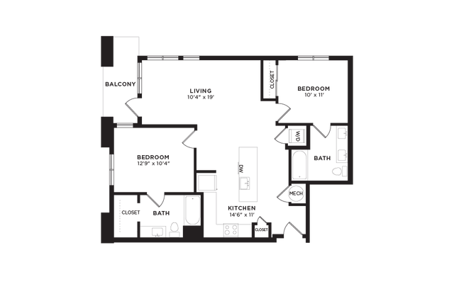 2 Bed