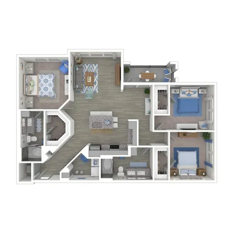 The Lively (C4) | 1353 SF