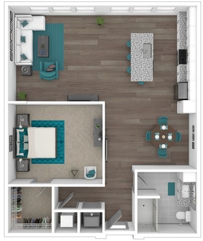 The Zany, 1/1, 939 SF