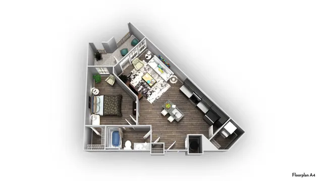 A4 Floor Plan Image