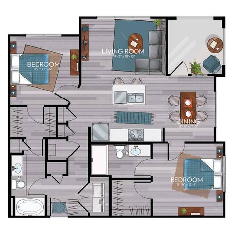 B2 Floor Plan Image