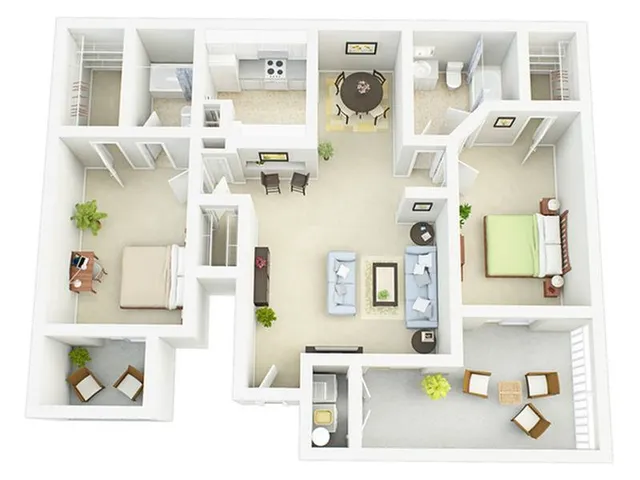 B1R Floor Plan Image