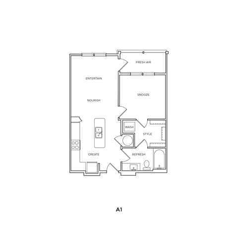 A1 Floor Plan Image