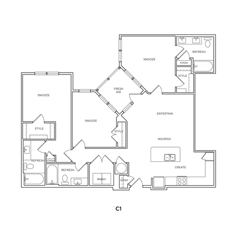 C1 Floor Plan Image