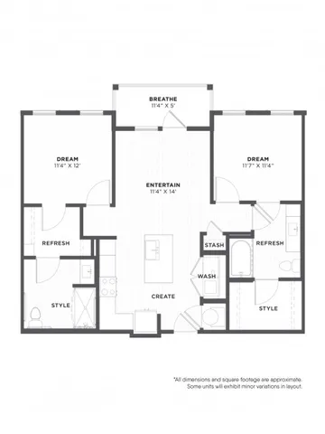 B1-HC Floor Plan Image