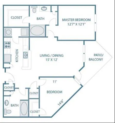 B2 Floor Plan Image