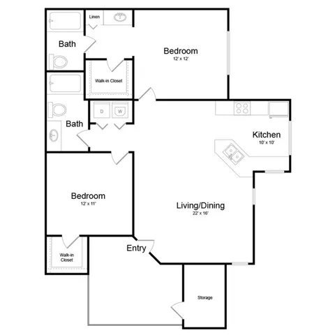 B2 Floor Plan Image
