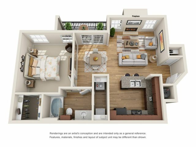 1DX Floor Plan