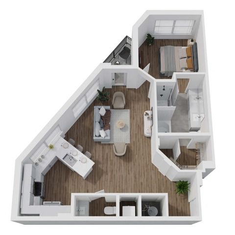 1D Floor plan