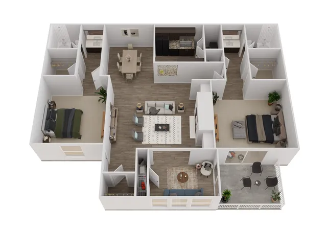 2A 3D Floor Plan