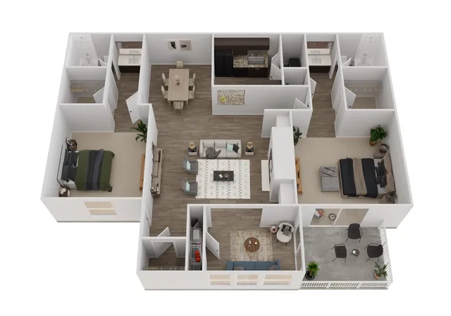 2A 3D Floor Plan