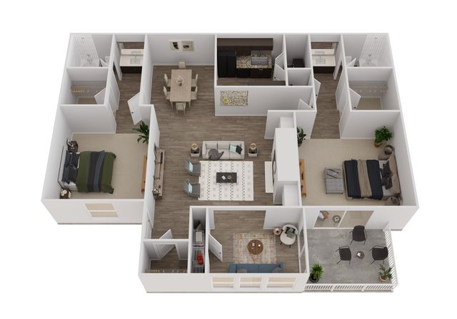 2A 3D Floor Plan