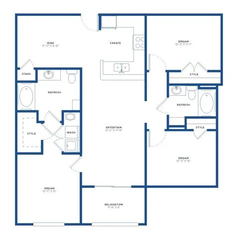 3x2 Floor Plan Image