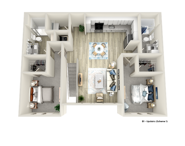 B1U Floor Plan