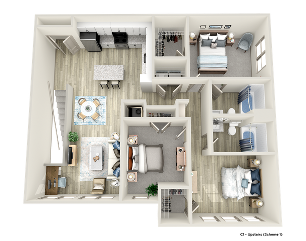 C1U Floor Plan