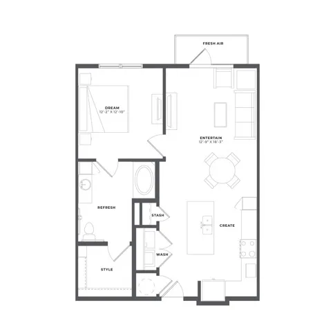 A4-HC Floor Plan