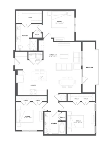 C1 Floor plan