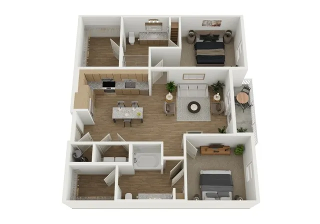 B1-HC Floor Plan