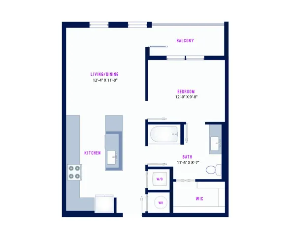 A2-AF Floor Plan Image