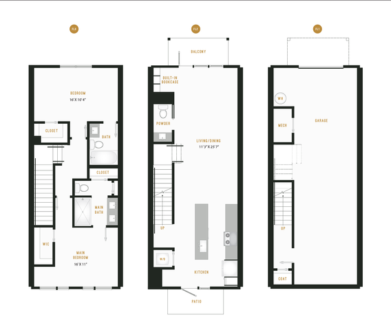 Town Home B Floor Plan Image