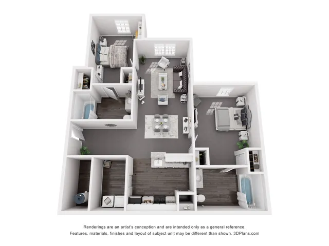 2X2 floorplan