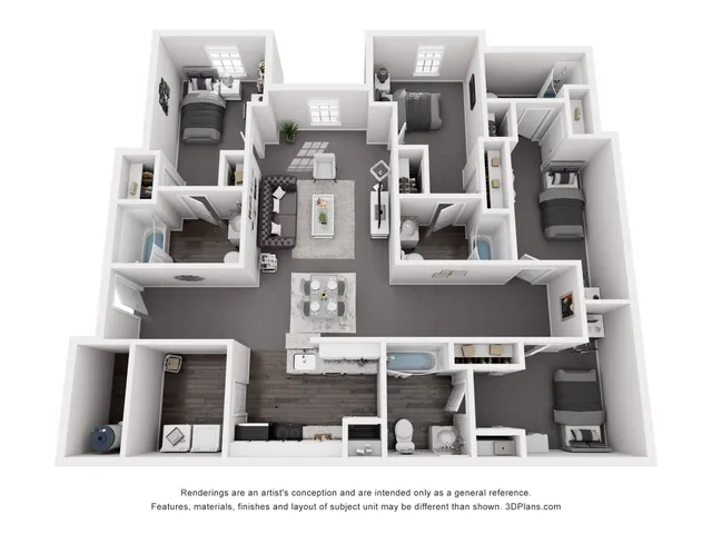 4X4 floorplan