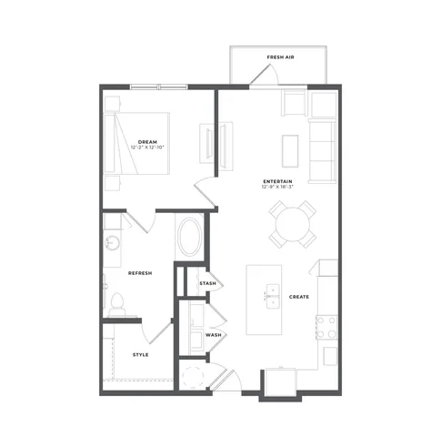 A4-HC Floor Plan