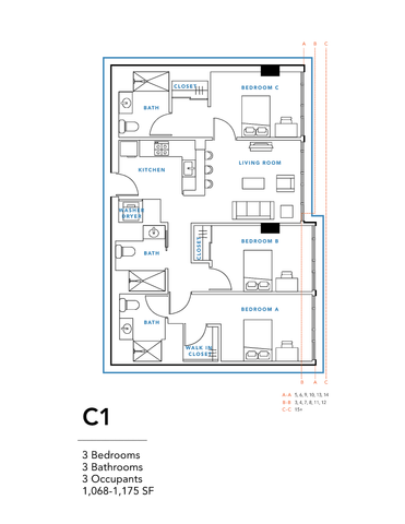 C1 Floorplan