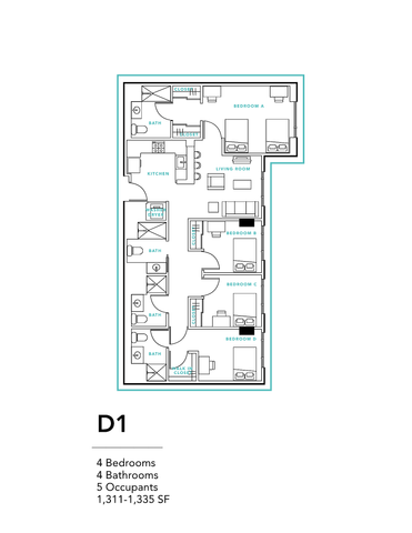 D1 Floorplan