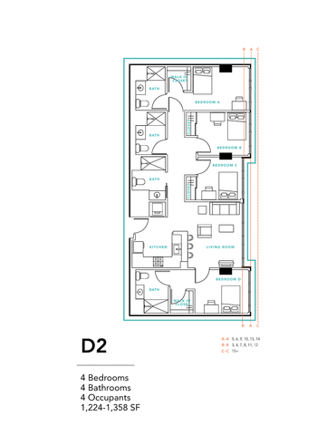 D2 Floorplan