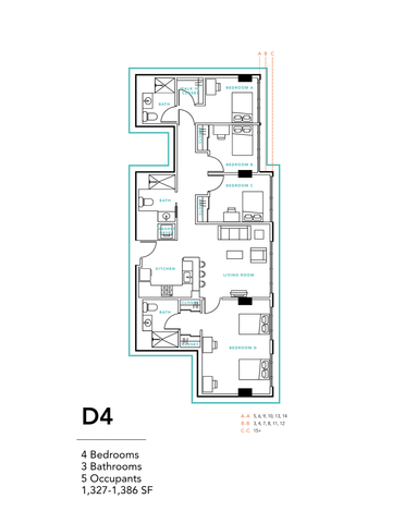 D4 Floorplan