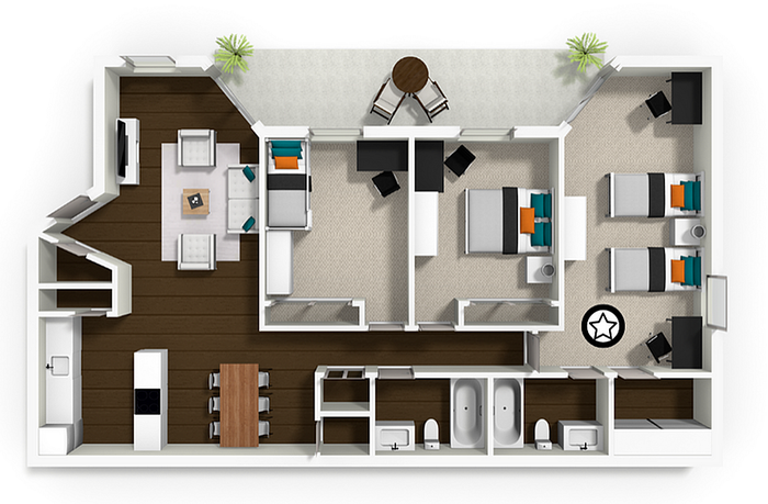 Roommate Matching - Private Bedroom
