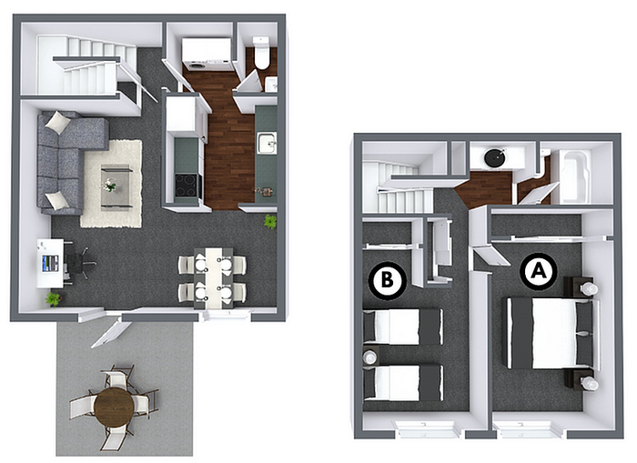 Townhouse Single Floorplan