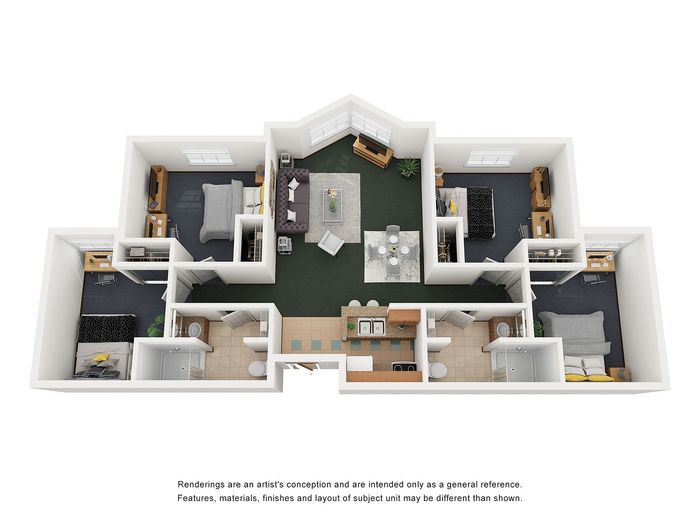 4 Bedroom 2 Bathroom Standard