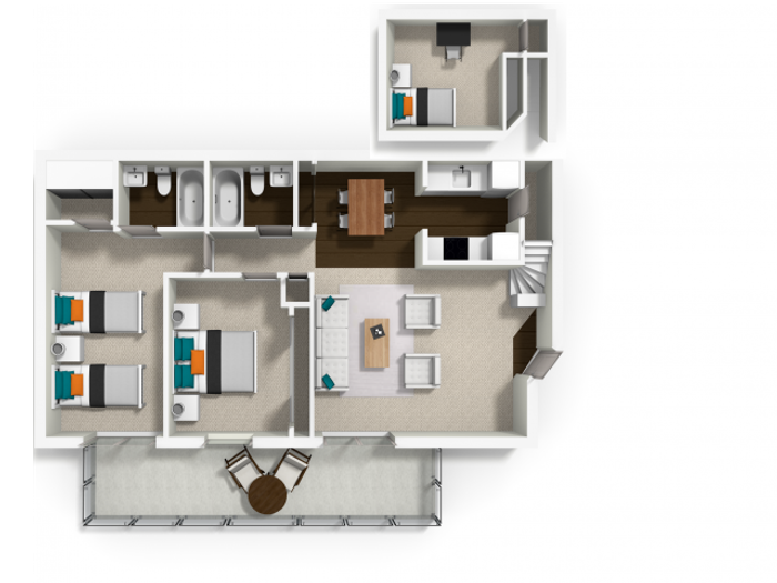 2x2 with Loft