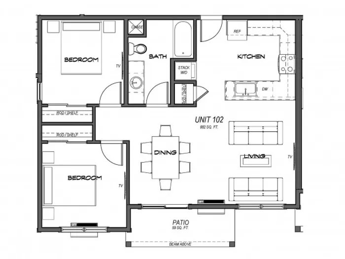 2 Bedroom