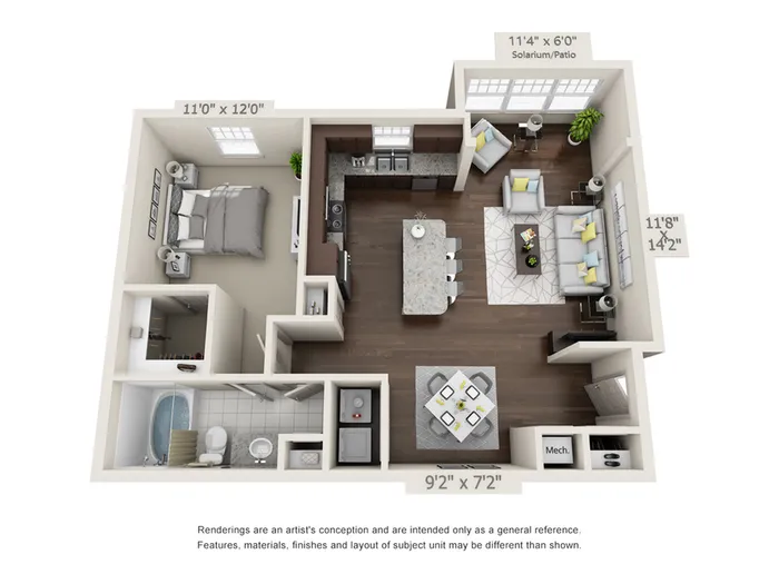 3D Floorplan Rendering