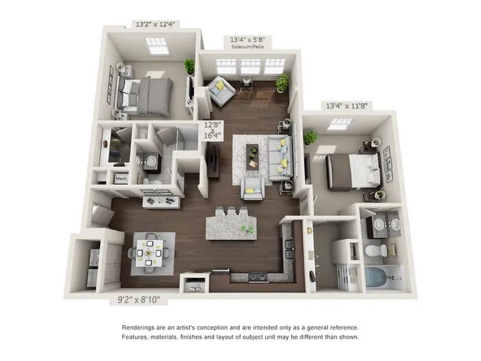 3D Floorplan Rendering