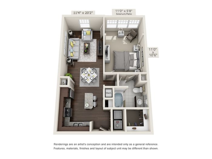 3D Floorplan Rendering