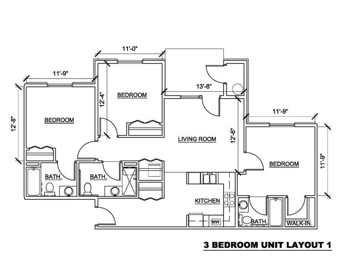 3 Bedroom Unit - New in 2024