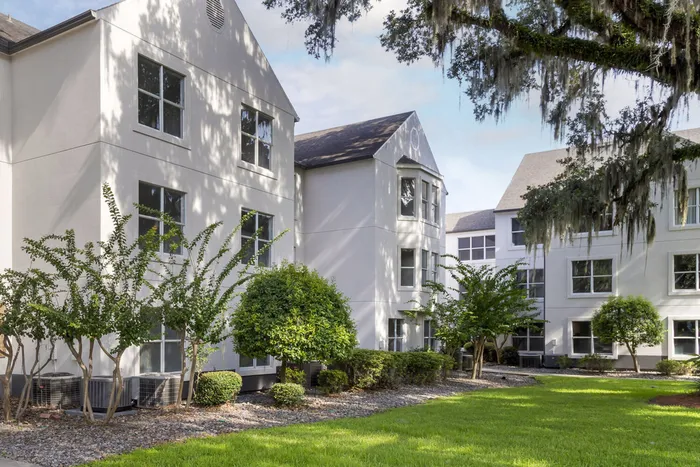 exterior apartment building in daytime