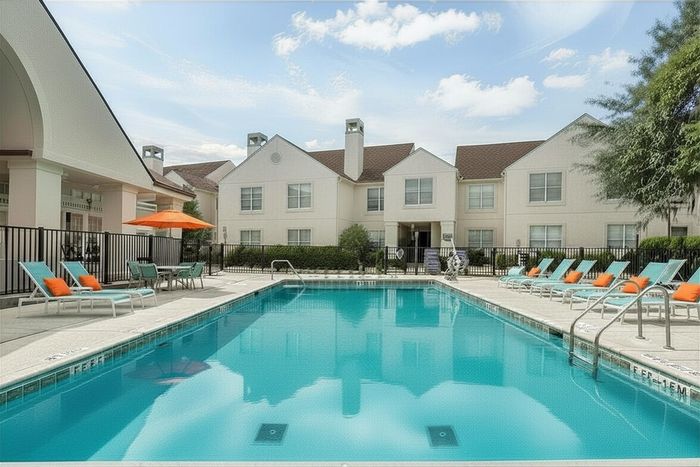pool on a nice sunny day