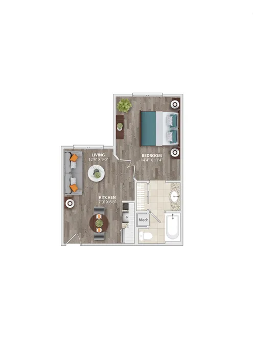 A1 Floor Plan Image