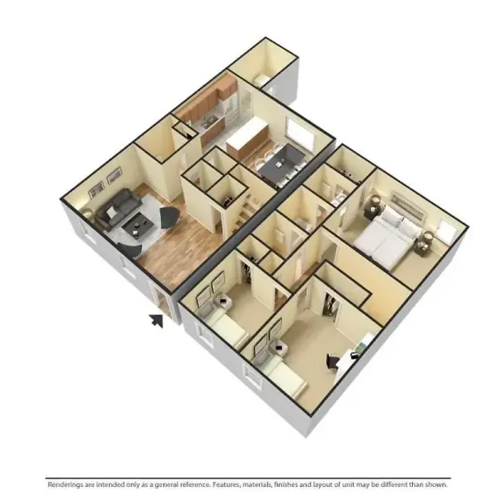 3 bed
