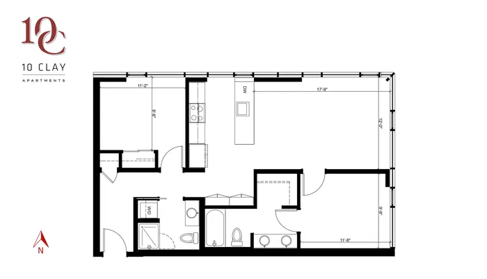 2 Bed 2 Bath